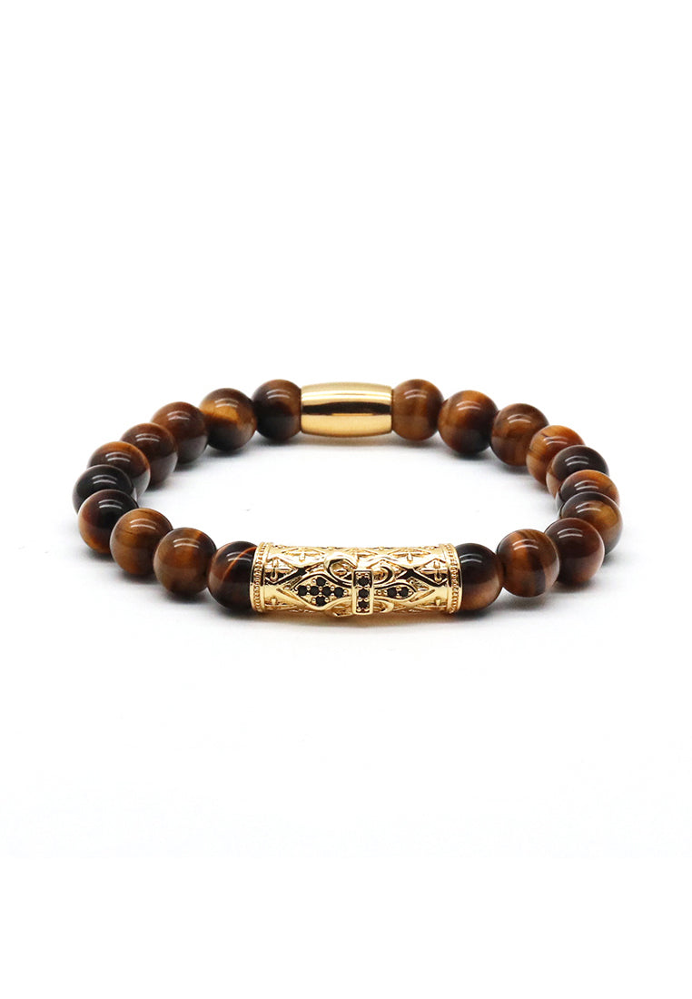 Clasp Stone Ebony Bracelet