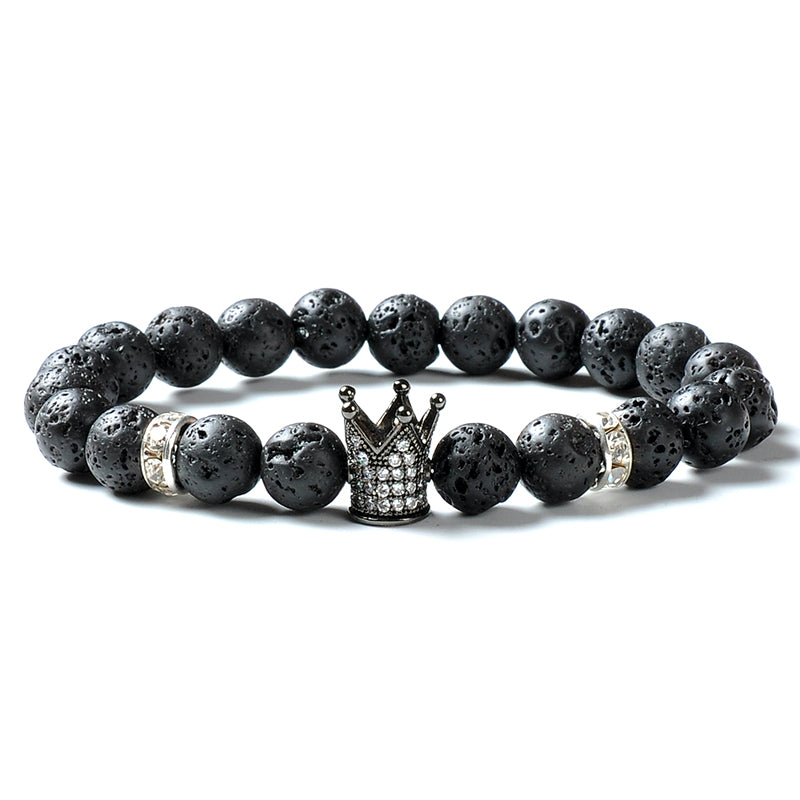 Two Crowns Royal Lava Stone Bracelet