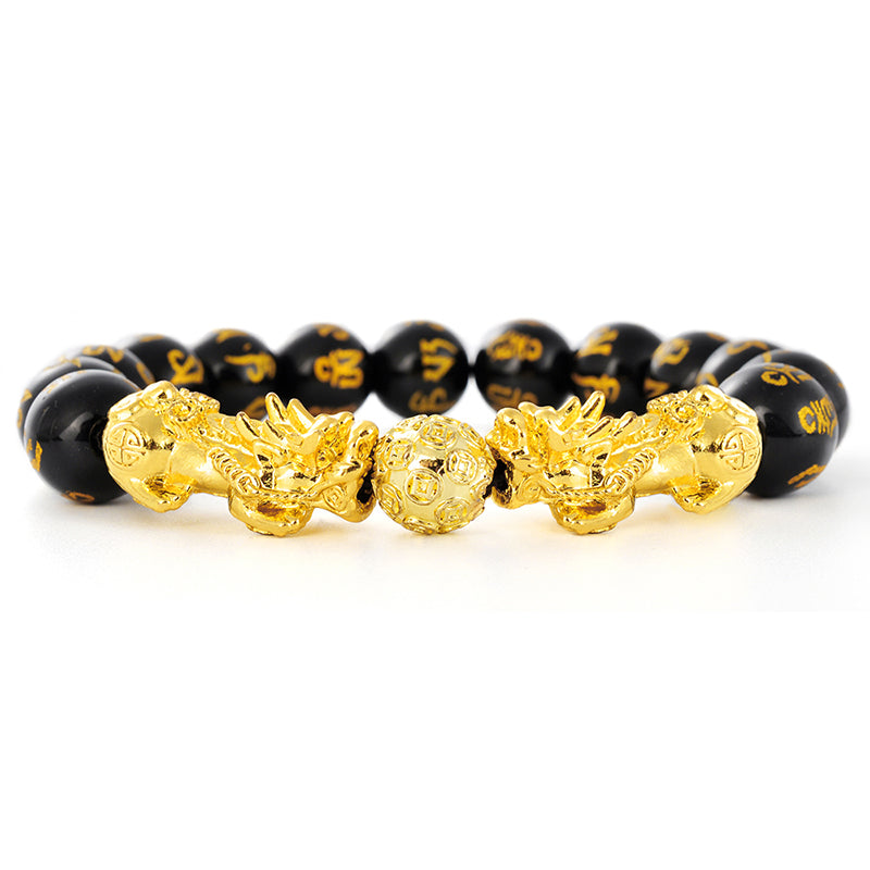 Feng Shui Black Obsidian Wealth Bracelet