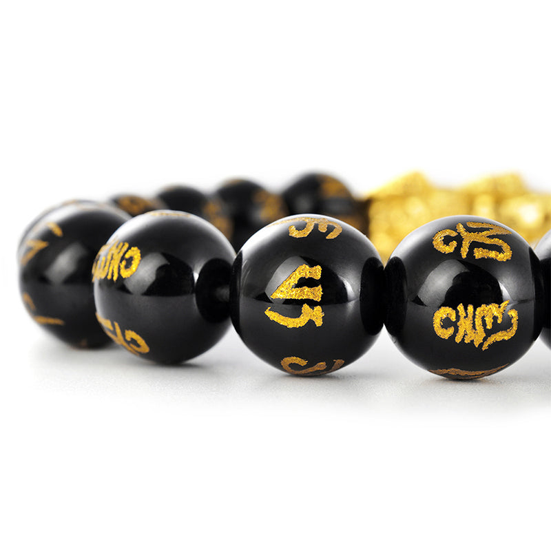 Feng Shui Black Obsidian Wealth Bracelet