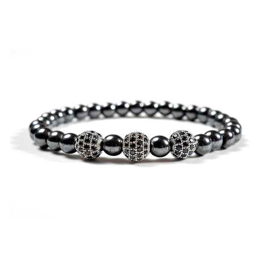 Tranquility Hematite Natural Stones Bracelet