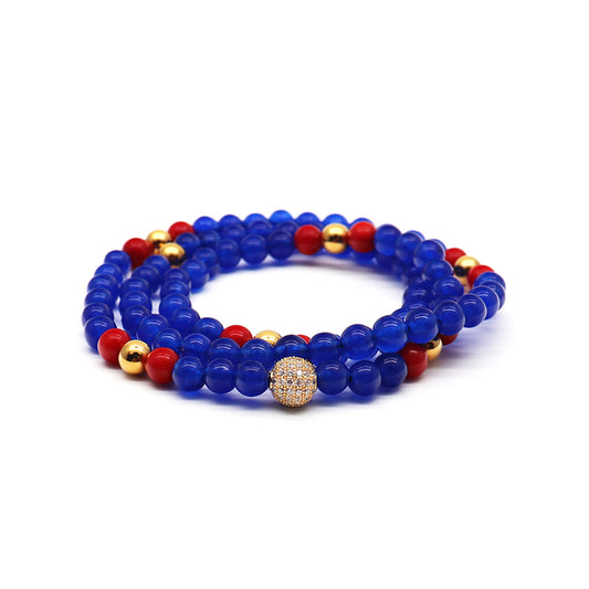 Wisdom & Positivity Beads Bracelet for  men